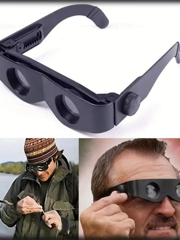 Portable Fishing Binoculars Glasses, Adjustable Focus Distance Binoculars Glasses, Fishing Accessories for Outdoor Fishing