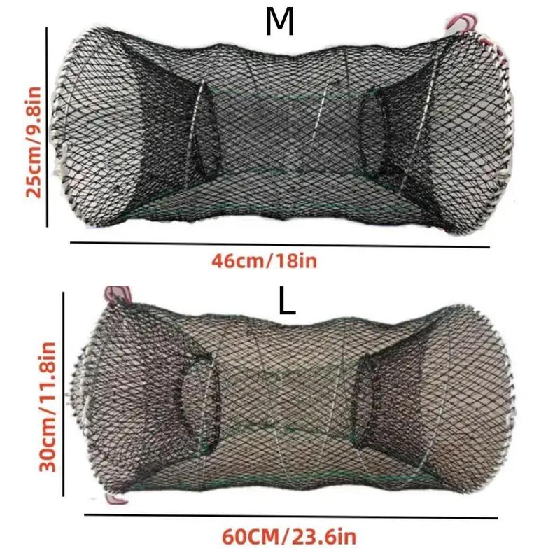 Foldable Fishing Net, 1 Count Multi-size Portable Lightweight Durable Shrimp Crab Fishing Trap, Fishing Accessories for Fishing Enthusiasts Outdoor