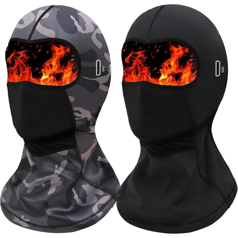 2 Pack Winter Ski Mask for Men Women Windproof Warm Face Mask for Skiing, Snowboarding, Motorcycle Riding