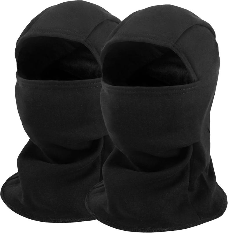 Balaclava Ski Mask for Adult, Full Face Mask Winter Fleece Thermal Cold Weather Outdoors Cover for Men Women 2 Packs