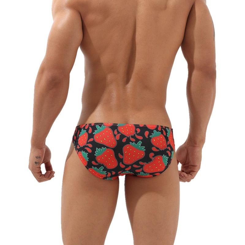 Strawberry Swim Briefs