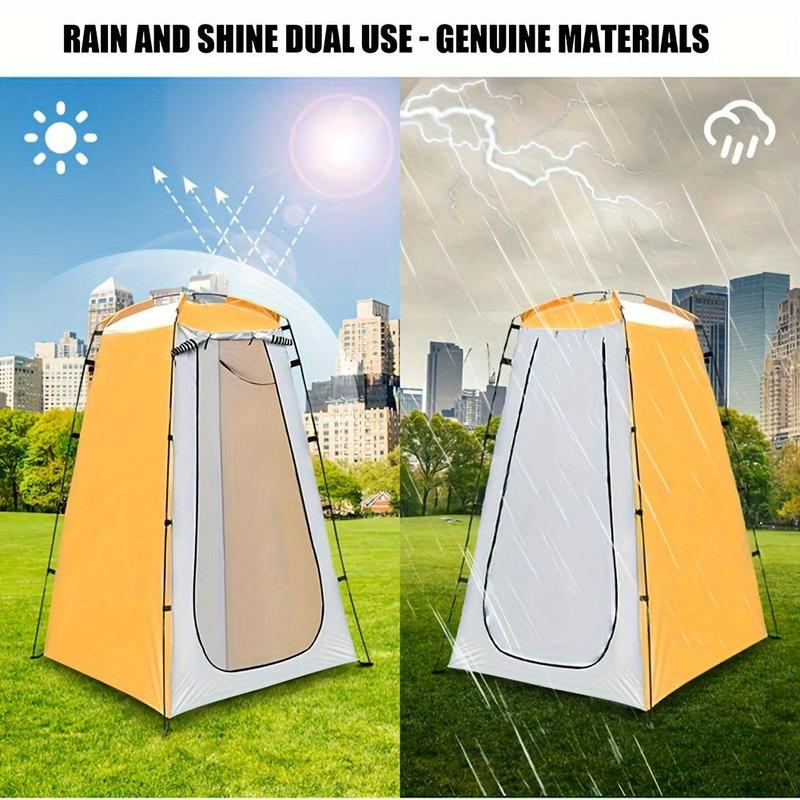 Foldable Camping Toilet, 1 Count Portable Waterproof and Sun-proof Folding Camping Toilet, Outdoor Camping Toilet, Camping & Hiking Equipment