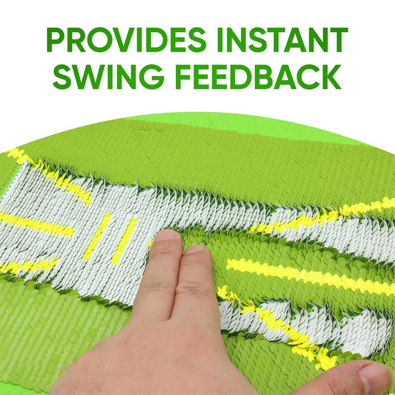 Golf Practice Mat with Stand, Indoor & Outdoor Golf Practice Mat with Spring Buckle, Golf Training Equipment, Perfect Gift for Golf Enthusiasts