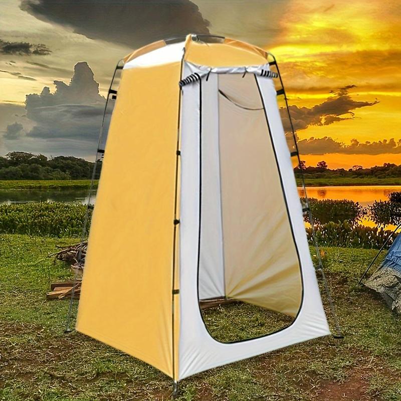 Foldable Camping Toilet, 1 Count Portable Waterproof and Sun-proof Folding Camping Toilet, Outdoor Camping Toilet, Camping & Hiking Equipment