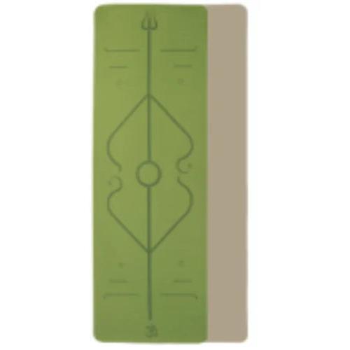 PosturePerfect Mat with Position Lines for Yoga and Pilates  Non-Slip Yoga Mat