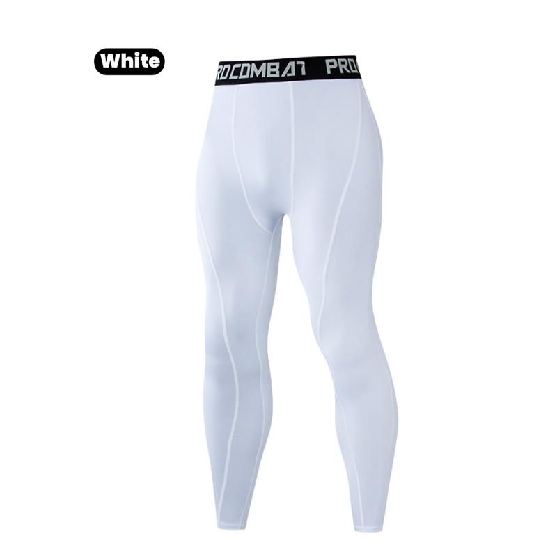 Men's Leggings Stretch Light Compression Pants Tight Casual Fashion Simple Sports Gym Running Workout Basketball Soccer Bike Suitable For Spring, Summer, Fall And Winter Black White Blue Red Green Gray