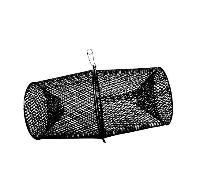 Frabill Torpedo Minnow Trap, Mesh, Black