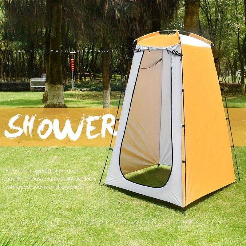 Foldable Camping Toilet, 1 Count Portable Waterproof and Sun-proof Folding Camping Toilet, Outdoor Camping Toilet, Camping & Hiking Equipment