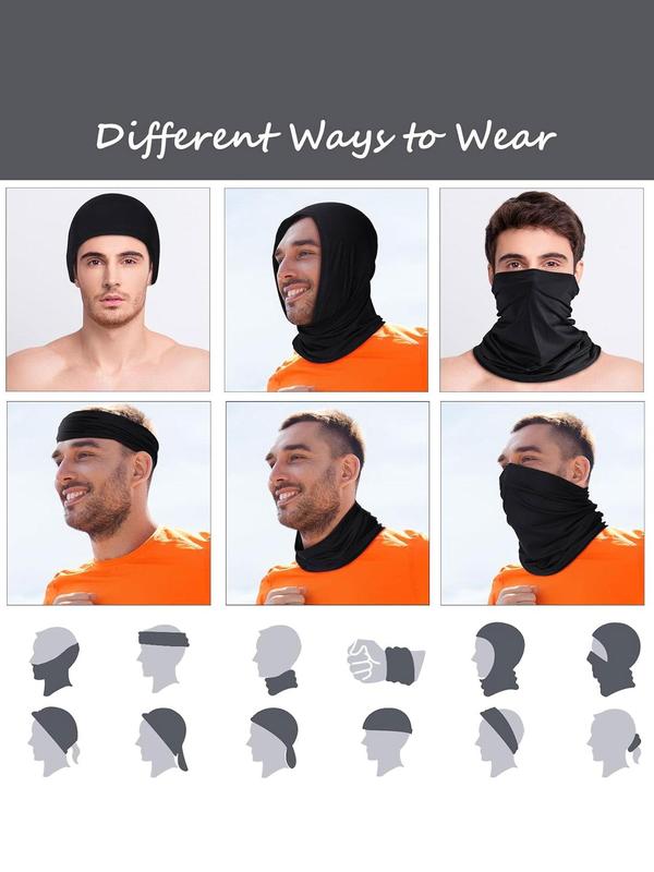 Solid Color Face Mask, Lightweight Breathable Sun Protection Neck Gaiter,  Face Masks, Outdoor Sports Cycling Running Mountaineering Fishing Accessories