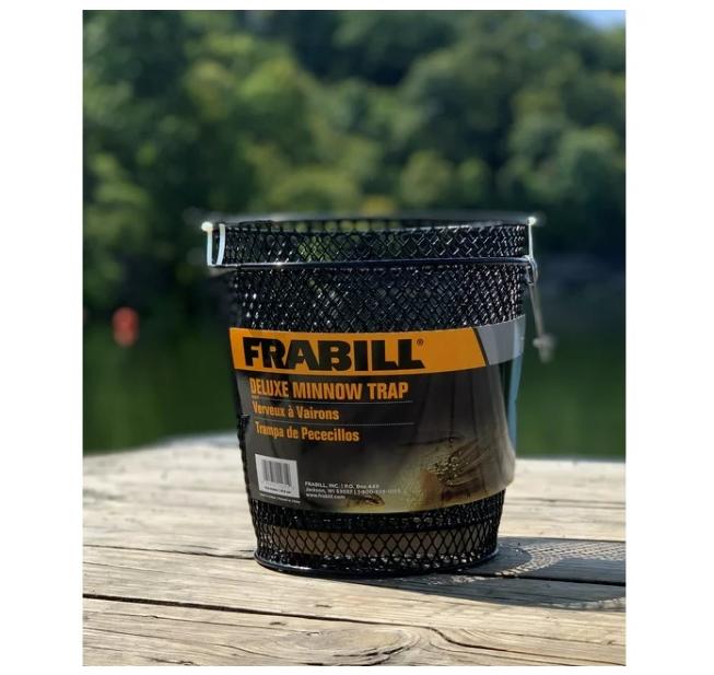 Frabill Torpedo Minnow Trap, Mesh, Black