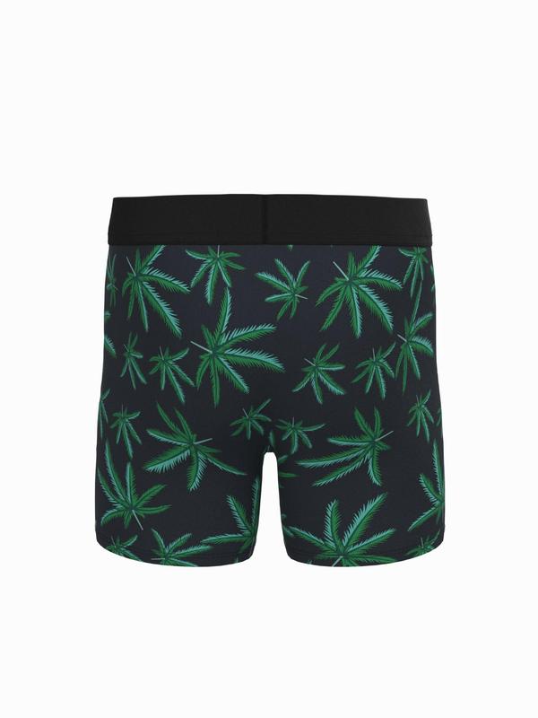 Men's Maple Leaf Print Drawstring Waist Sports Brief, Regular Fit Casual Comfy Breathable Swim Brief, Women's Sport & Outdoor Clothing For All Seasons