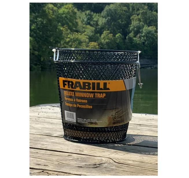 Frabill Torpedo Minnow Trap, Mesh, Black