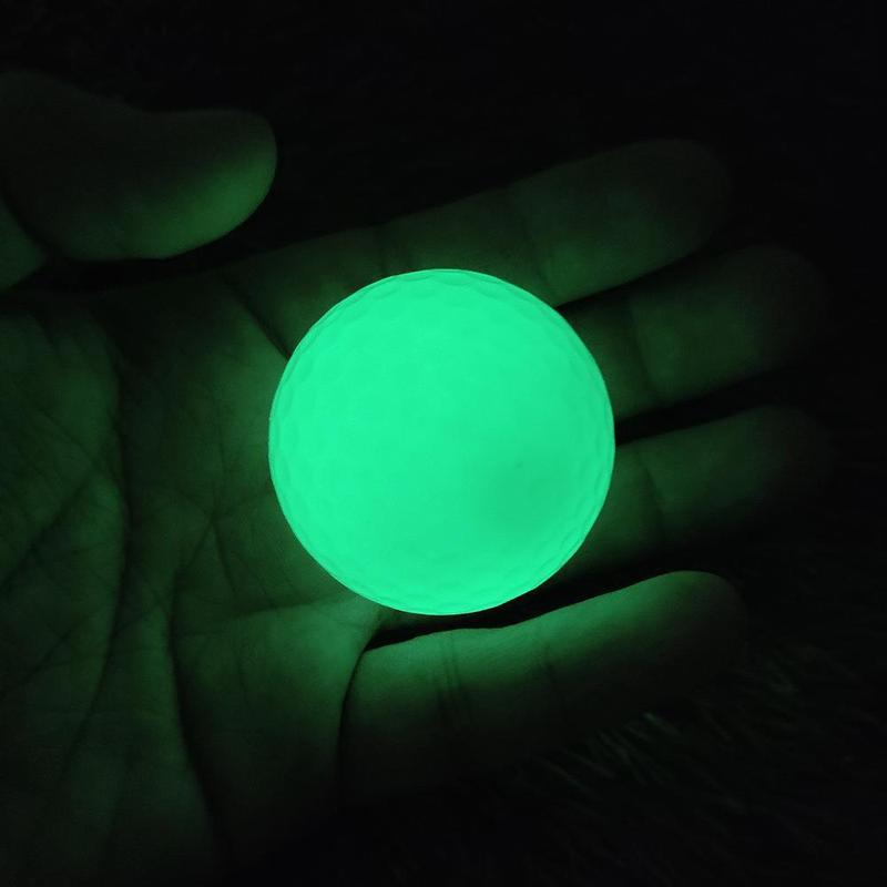 Fluorescent Glowing in the Dark Golf Ball, Long Lasting Bright Luminous Golf Ball for Night Sports, Golf Supplies