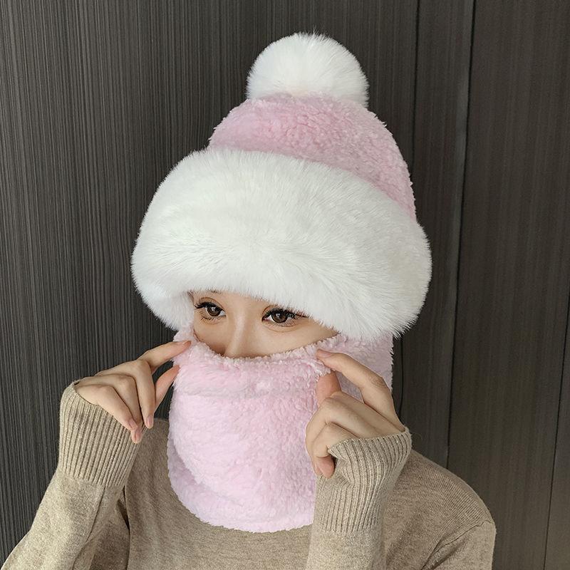 Warm Winter Face Mask Cozy Fleece Balaclava for Women Windproof Ski Mask, Full Coverage Hat, Neck Warmer & Scarf Outdoor Gear for Cold Weather