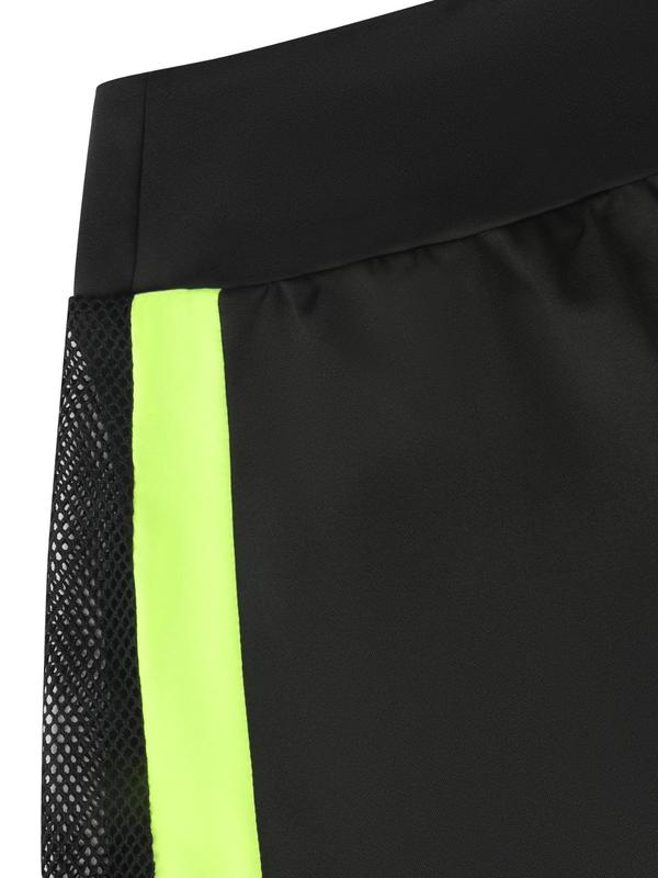 Women's 2 in 1 Contrast Binding Mesh Sports Skort, Gym Shorts, Casual Breathable Comfortable Short Skort for Tennis Gym Workout, Ladies Sportswear for All Seasons