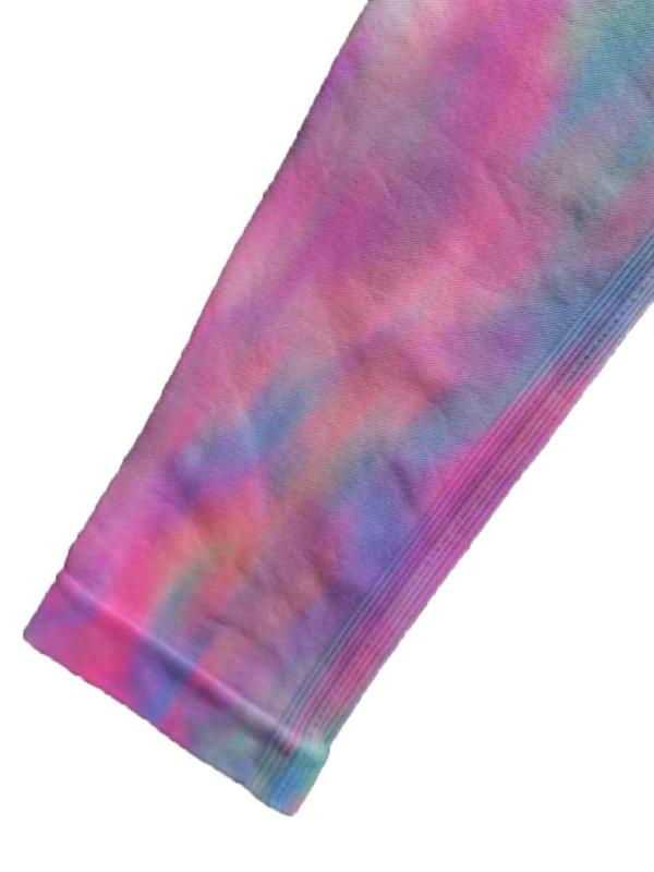 Women's Tie Dye Print High Waist Sports Leggings, Casual Comfy Breathable Seamless Skinny Tummy Control Pants for Yoga Gym Workout Running, Ladies Sportswear, Leggings for Women, Gym Clothes, Fall Outfits 2024, Fallfreshness