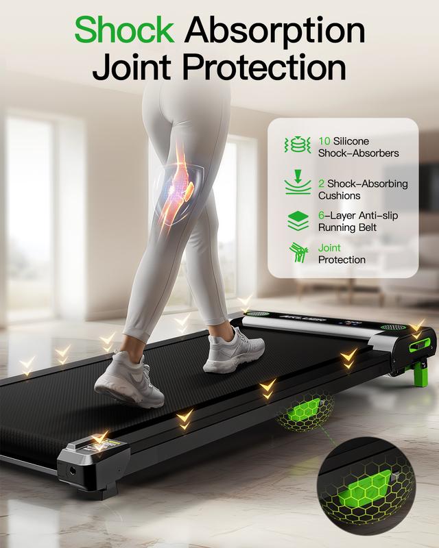 [Walking Pad with Incline] Akluer Incline Walking Pad Treadmill for Home, Speed 0.6-4MPH,2.5 HP Under Desk Treadmill Small with Remote Control black friday