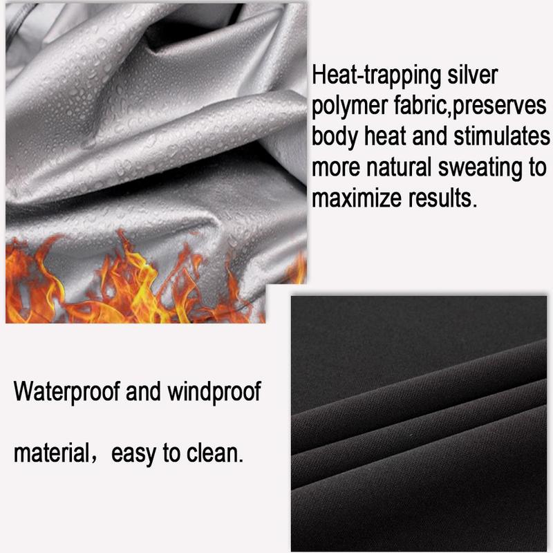 Sauna Jacket Men Sweat Waist Trainer Body Shaper Gym Exercise Workout Mens Sauna Suit for Running Fitness,Pockets for the Ultimate Workout Experience