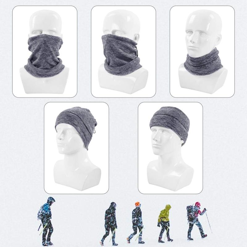 Winter Neck Gaiter Mask Ski Fleece Warm Windproof Face Cover Scarf for Snowboard