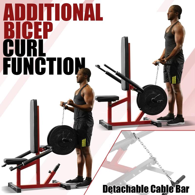 syedee Seated Dip Machine Plate Loaded- Tricep Dip Press Machine with Cable Bar for Biceps Chest Training, Hold up to 400LBS