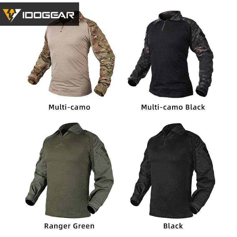 IDOGEAR G3 Tactica Camo Men's Breathable Classic G3 Shirt 3101