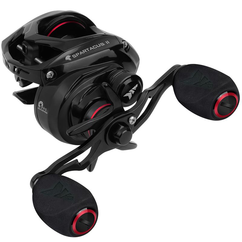 KastKing Spartacus II Baitcasting Fishing Reel, 6oz Ultralight Baitcaster Reel, Super Smooth with 17.6 LB Carbon Fiber Drag, 7.2:1 Gear Ratio, 39mm Palm Perfect Lower Profile Design