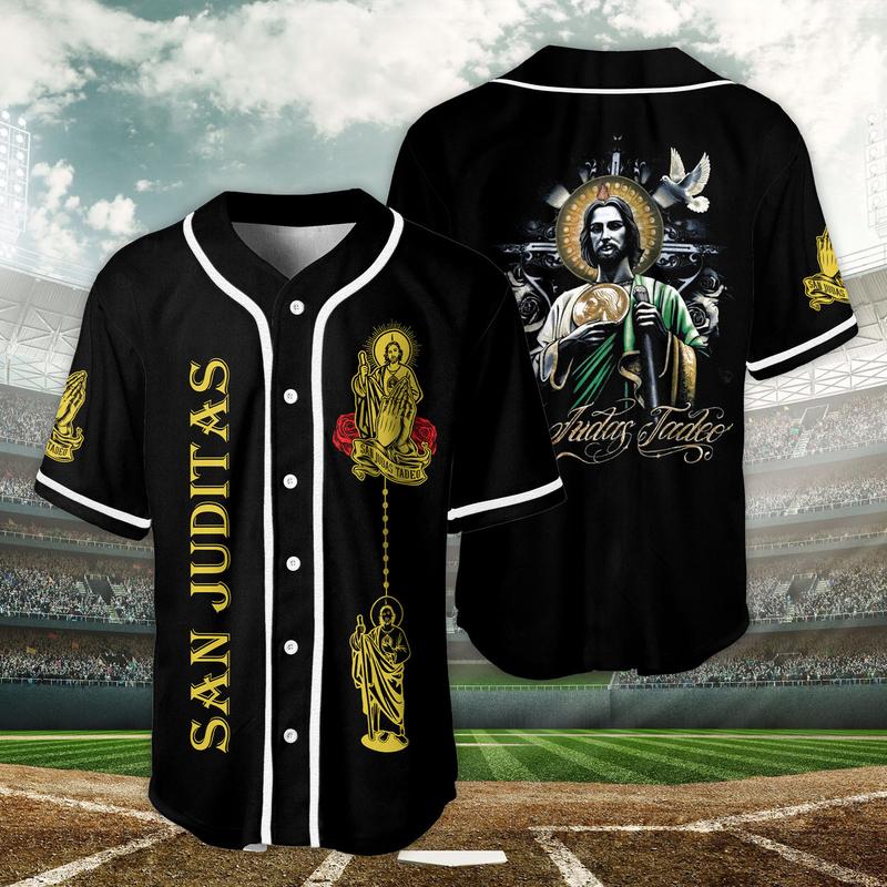 Sanjuditas Tateo  Baseball Jersey, Gift Mexcian Jersey for Men and Women, Baseball Jersey Style