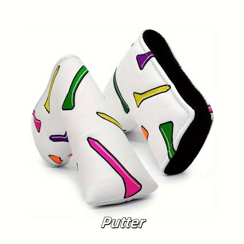 Fashionable PU Leather Golf Club Head Cover, Golf Accessories, Golf Club Head Cover, Golf Accessories for Men & Women