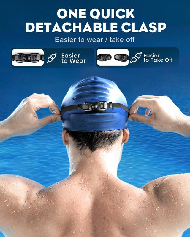 Swim Goggles 2 Pack, Swimming Goggles for Adults, No Leaking Water Goggles, Anti Fog Pool Goggles for Men Women Youth