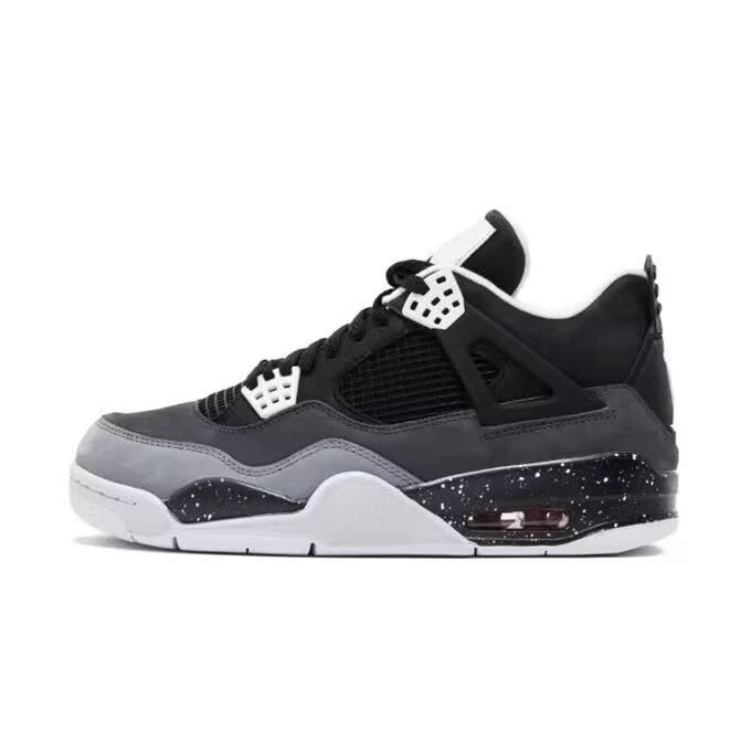 Hot jordan4 ComfortableShock-Absorbing Retro CoupleBasketball Shoes Non-SlipWear-Resistant All-Match CasualSneaker