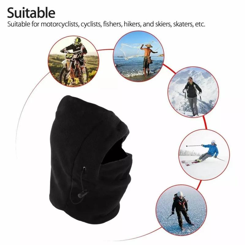 [TikTok Top Seller] [US Seller] Windproof Fleece Neck Winter Warm Balaclava Ski Full Face Mask for Cold Weather - Unisex