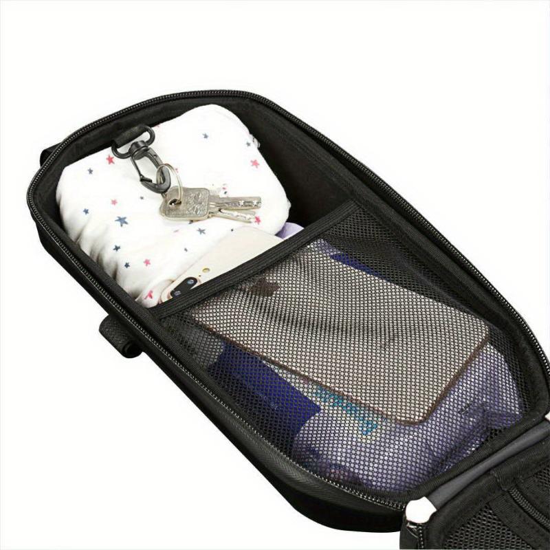 new arrival Durable Large Capacity Waterproof Electric Scooter Handle Storage Bag with Detachable Design for Bicycles and Balance Bicycles