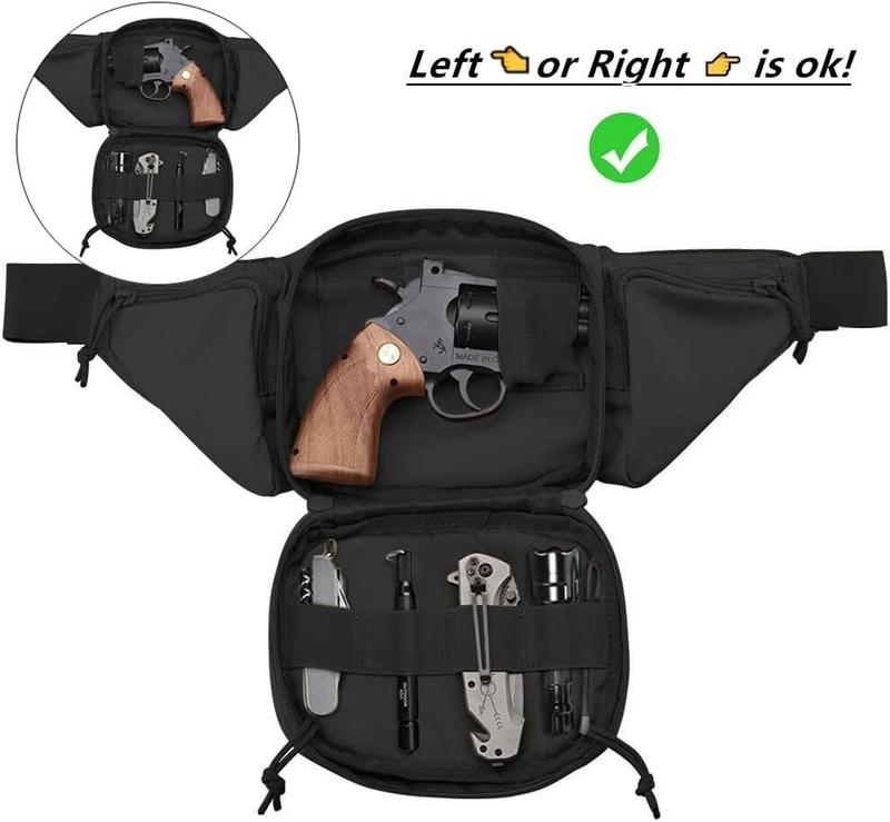 Fanny pack  Tactical Waist Pistol Bag Multi-functional Fanny Pack Shoulder Chest Assult Bag, Gun holster  Tactical Military