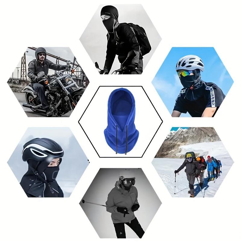 Winter Full Face Mask Balaclava, Windproof Thermal Headgear, Outdoor Cycling Ski Hat Neck Warmer Face Mask