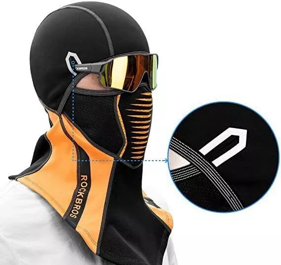 ROCKBROS Winter Full Face Mask Wool Warm Hat Sports Skiing Outdoor Essential