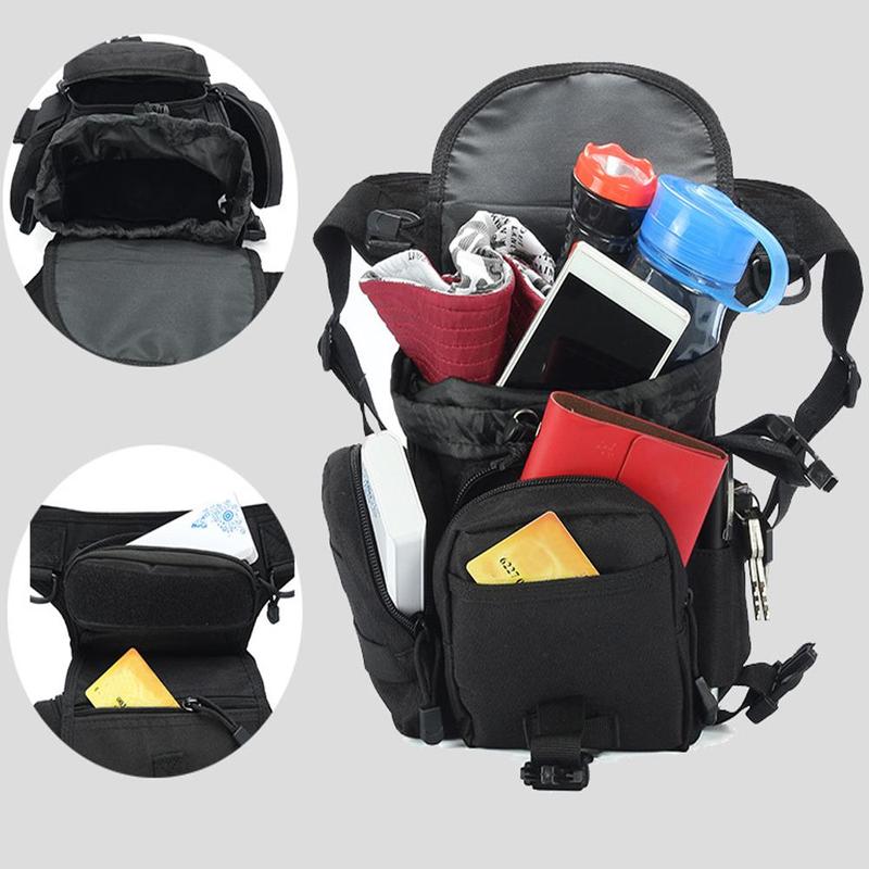 Multifunctional Leg Bag, Tactical Leg Bag, Motorcycle Riding Waist Bag, Multi-use Sports Bag for Outdoor Cycling Hiking