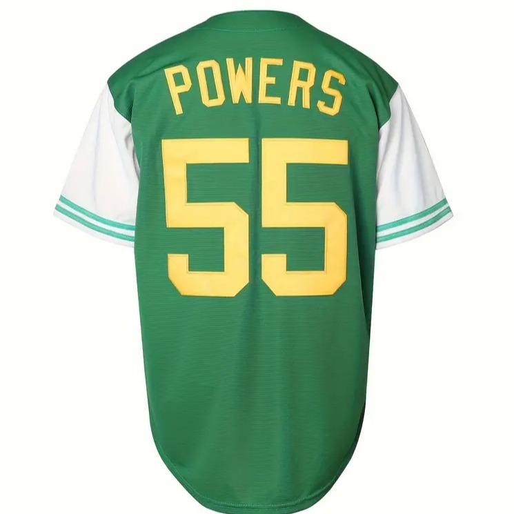 [Christmas gift] Mens 55 Kenny Powers Shirt Eastbound and Down Movie Baseball Jersey Stitched