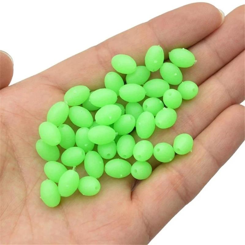 Luminous Fishing Lure Beads, 375pcs box Mixed Size Glow in The Dark Floating Fishing Beads, Fishing Accessories for Night Fishing