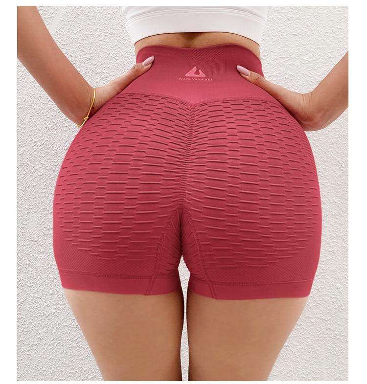 Women's Workout Shorts Scrunch Booty Yoga Pants Running Compression Exercise Middle Waist Butt Lifting Leggings athletic