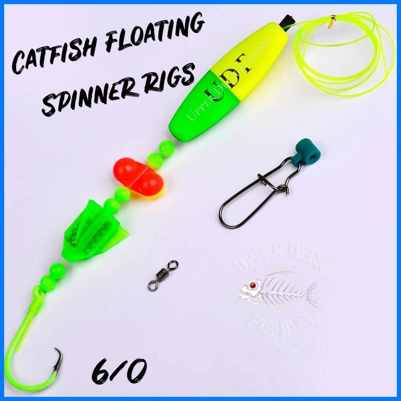 Floating Catfish Spinner Rigs - by Upper Deck Fishing