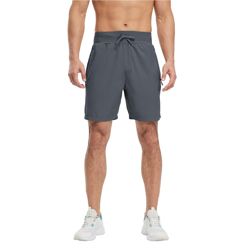 TBMPOY Men's 7'' Athletic Running Quick Dry Shorts Outdoor Sports Workout Gym Shorts