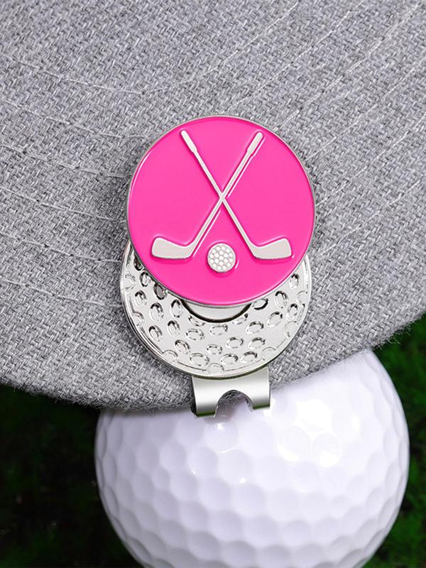 Creative Golf Design Golf Hat Clip, Cute Magnetic Golf Mark, Fashion All-match Novelty Accessories for Men & Women for Daily Life