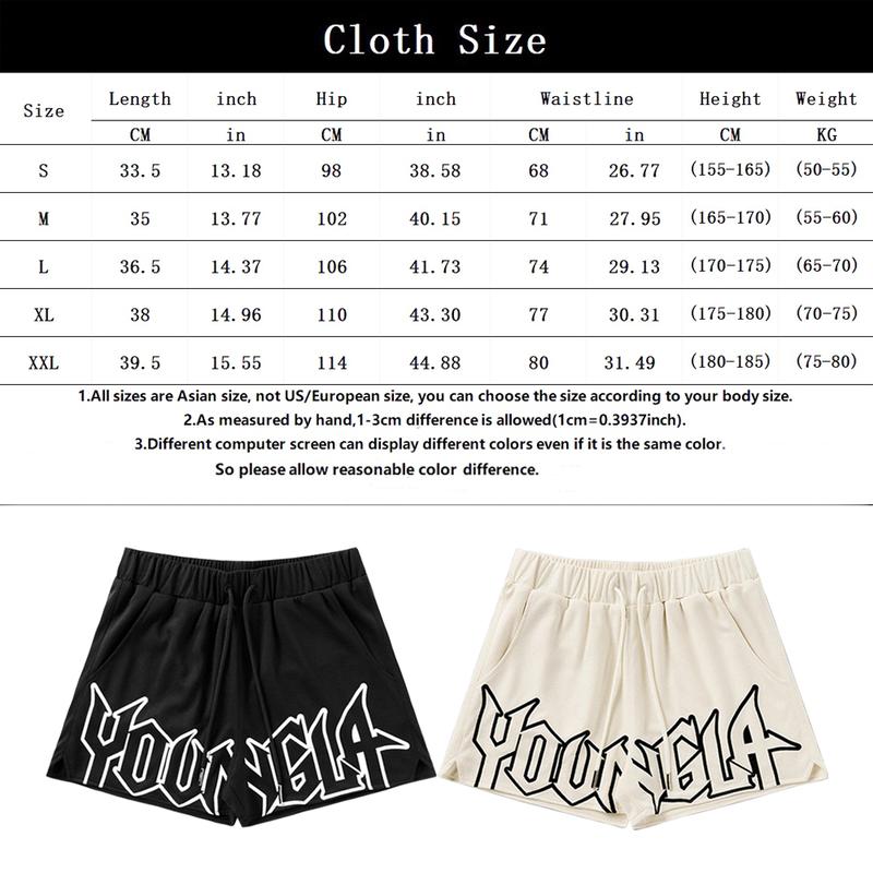 Youngla Basketball Shorts for Men and Women - Quick Dry and Breathable with Slogan Design