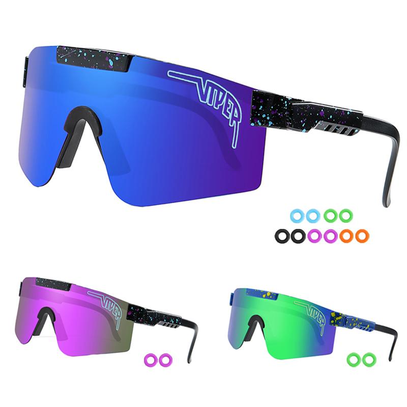 2024 New Style Pit Viper Cycling Sunglasses Men Women Sports Glasses Outdoor Fishing Goggles MTB Bike Bicycle Eyewear UV400