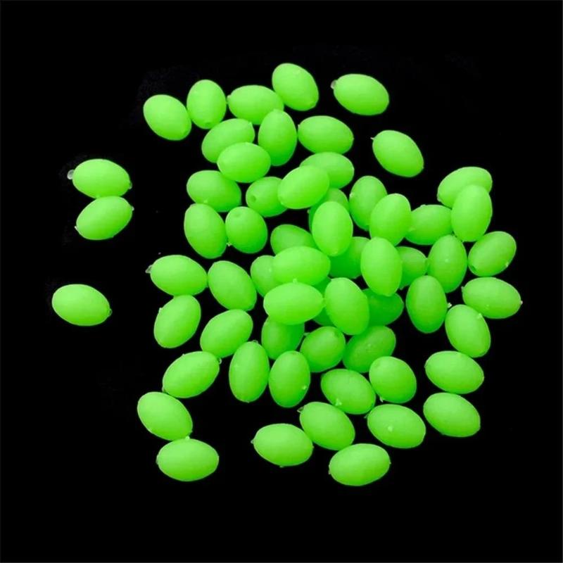 Luminous Fishing Lure Beads, 375pcs box Mixed Size Glow in The Dark Floating Fishing Beads, Fishing Accessories for Night Fishing