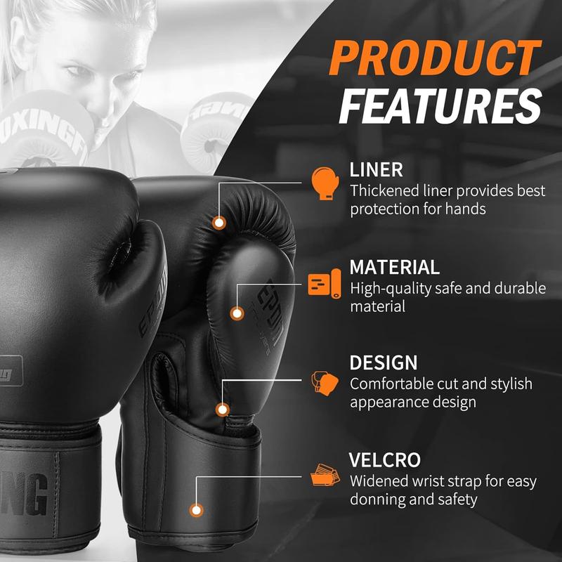 FIVING Boxing Gloves for Men and Women - Suitable for Boxing, Kickboxing, Muay Thai, MMA, and Heavy Bag Training