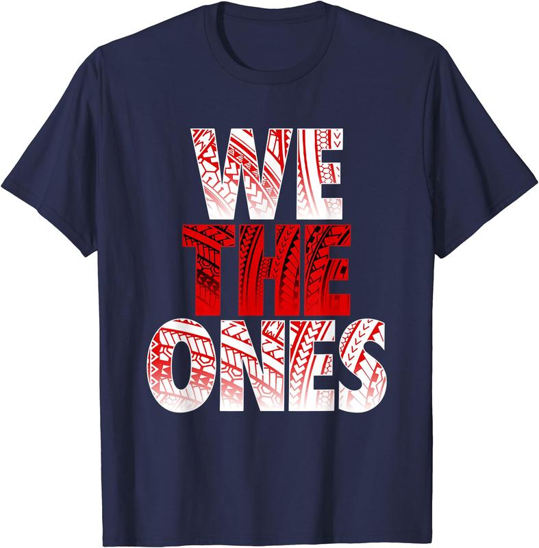 We The Ones Apparel T-Shirt Menswear Top Cotton Round Neck Sport Streetwear