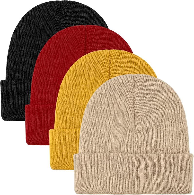 Beanie Cap Winter Warm Hats Soft Knit Beanie for Men or Women