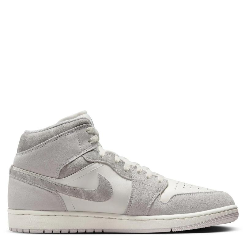 Nike Air Jordan 1 Mid SE Neutral Grey Sail FQ7720-002 Mens Fashion Sneakers New