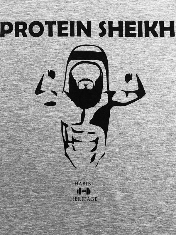 Protein Sheikh Funny Gym workout Shirt (protein shake)